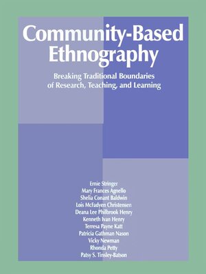 cover image of Community-Based Ethnography